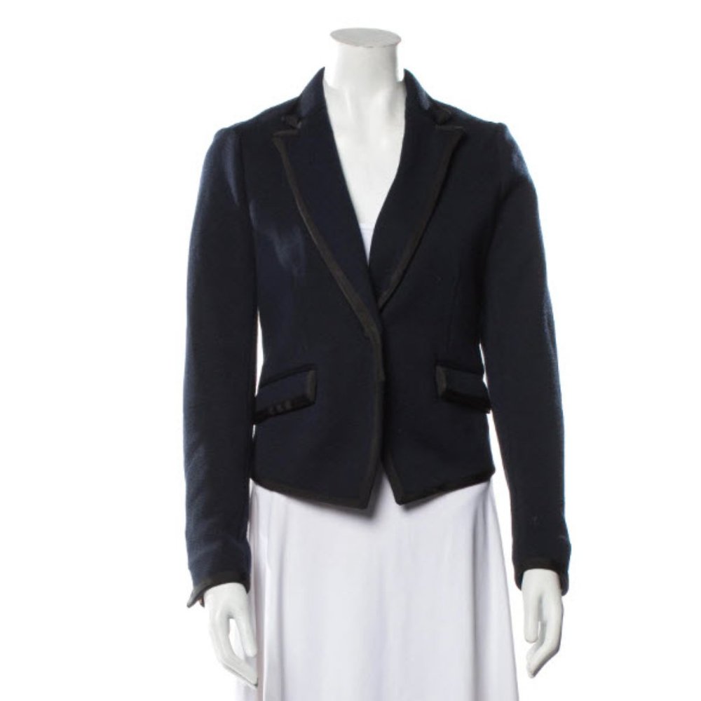 Rag & Bone Academy Grosgrain Tipped Blazer Jacket